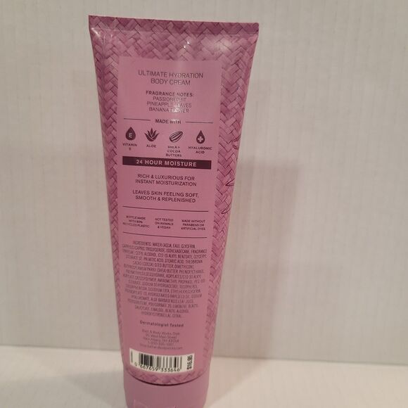 Bath and Body Works Bahamas Passionfruit & Banana Flower Body Cream NEW - Picture 3 of 3